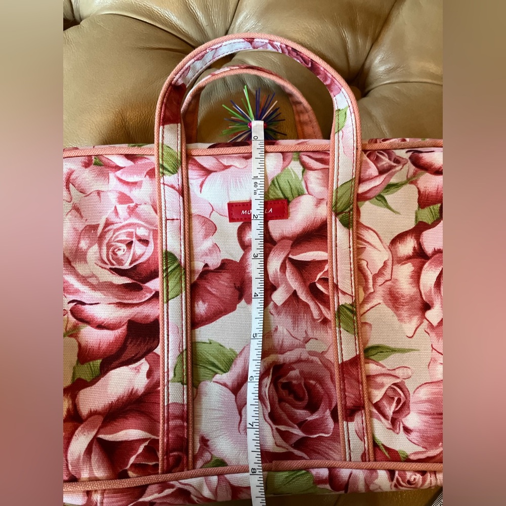 Floral Pink Cosmetic Travel Bag - Picture 4 of 6